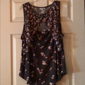 Floral tank top